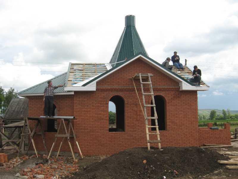Объект строительства часовни имени святого Георгия Победоносца   в деревне Тегешево приближается к завершению  